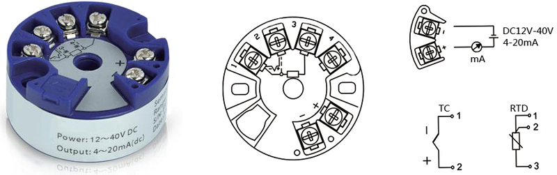 温度变送器YR-ER213接线图