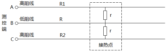 热敏电缆测距原理示意图