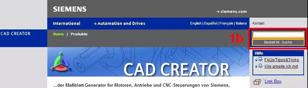 CAD CREATOR上的产品选型