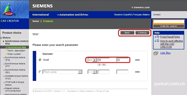 CAD CREATOR参数值设置