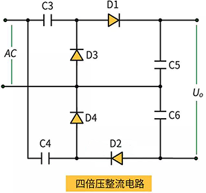 四倍压整流电路