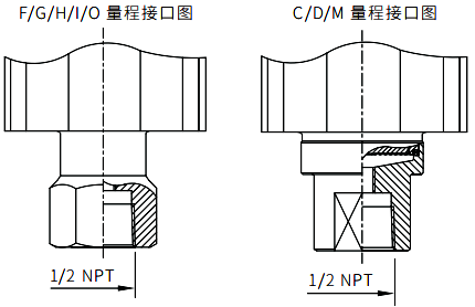 直连式压力变送器标准形式过程连接