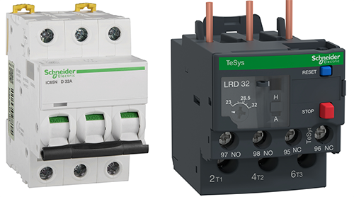 施耐德微断和热继电器