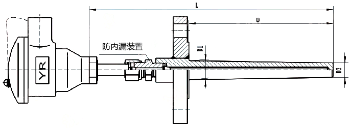 防内漏耐磨热电偶-昌晖仪表