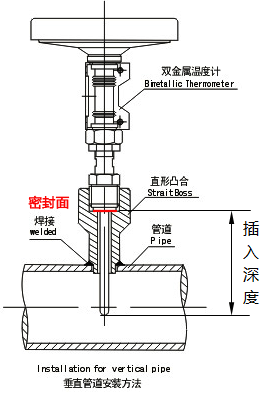 双金属温度计插入深度