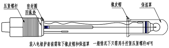 pH电极结构示意图