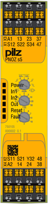安全继电器PNOZ s5外观
