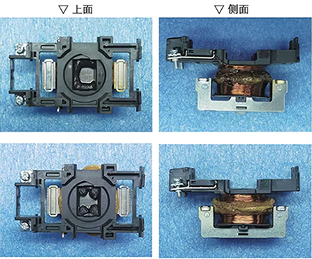 烧损的交流接触器线圈