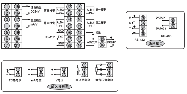 SWP-T803-02-12-HL-P接线图